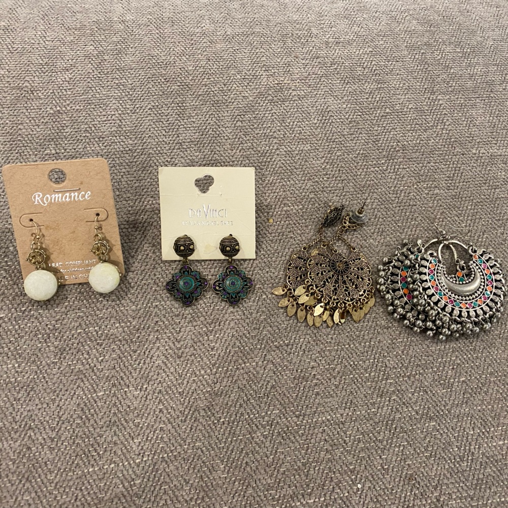 Bundle of boho earrings